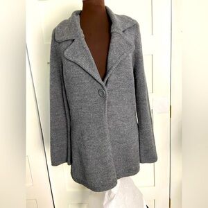 Nine West Wool Blend 3/4 Length Cardigan Size Large